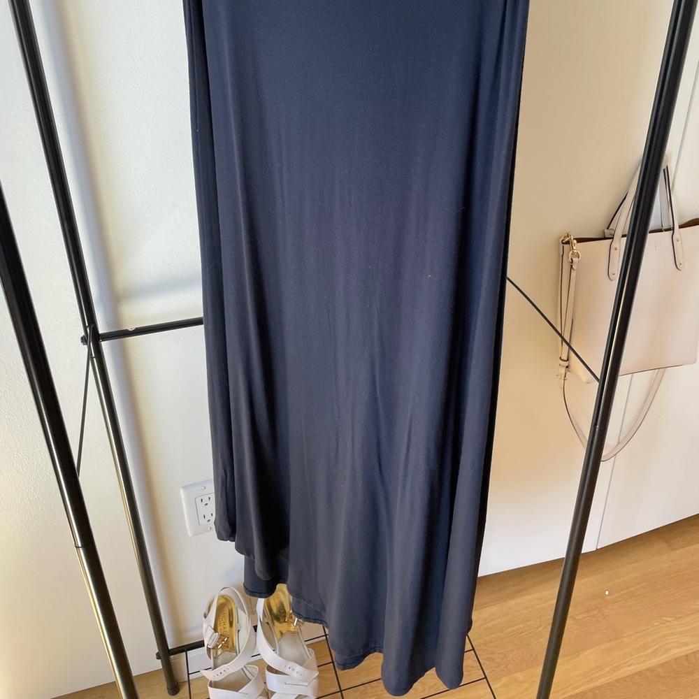 Calypso St. Barth Navy Skirt | Maxi Length
